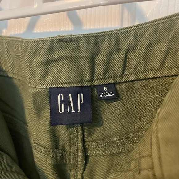 NWT Gap Olive Green Barrel Pants - Picture 4 of 5